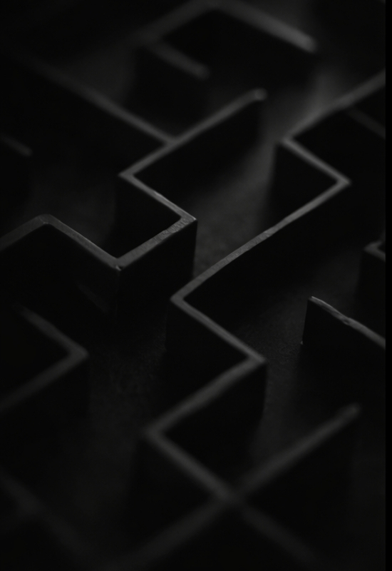 Estructura algorítmica representando Marketing AI y modelos de Inteligencia Artificial aplicados a decisiones complejas de marketing